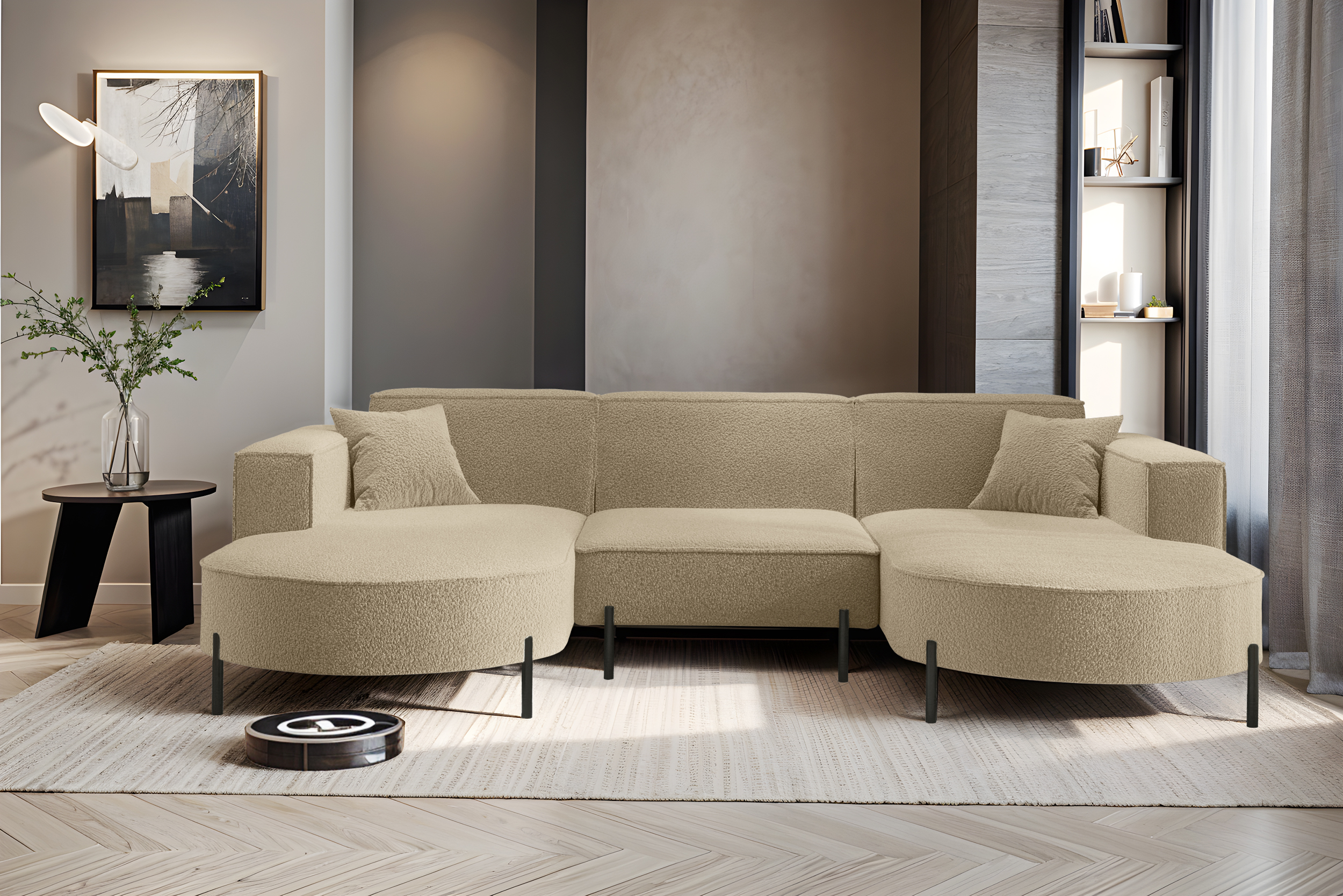 Parma U Hills Ecksofa U-Form